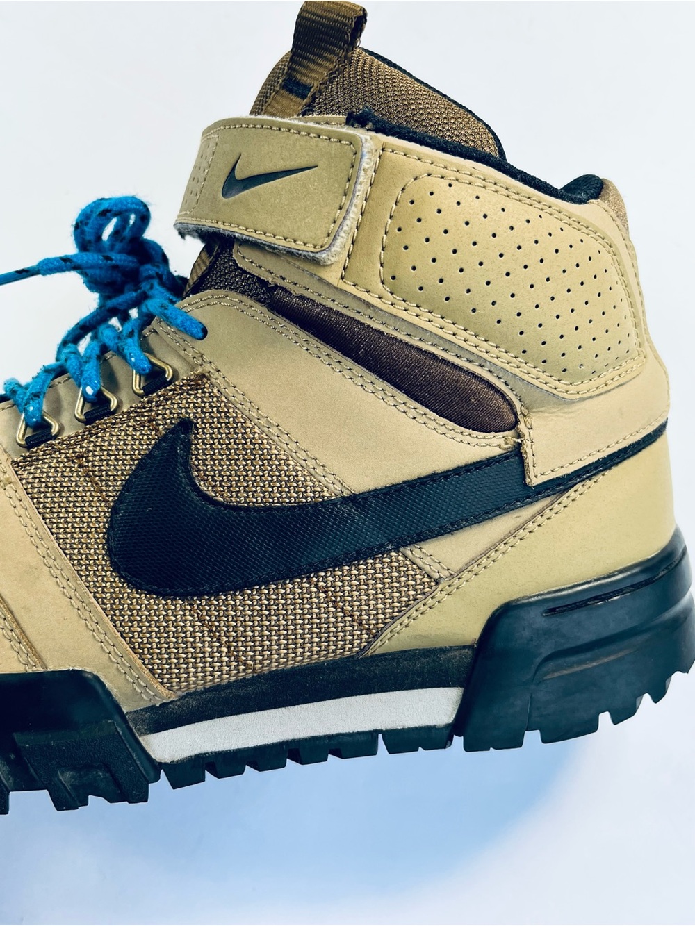 Nike Men’s Olive Green High-Top Trail Sneakers #535836-202 Men’s:10 - Picture 10 of 15